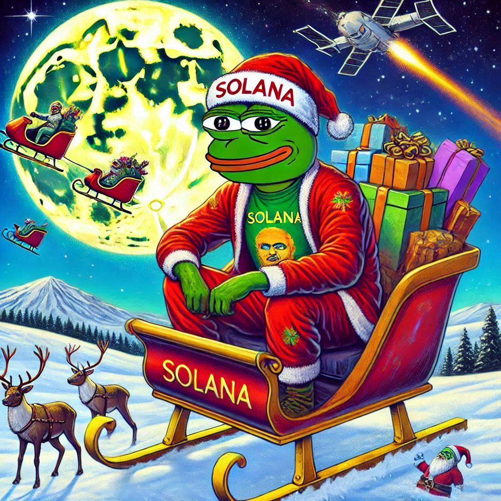 Antartican2000's tweet image. Merry Christmas!

With 

Pepe ... on SOL!