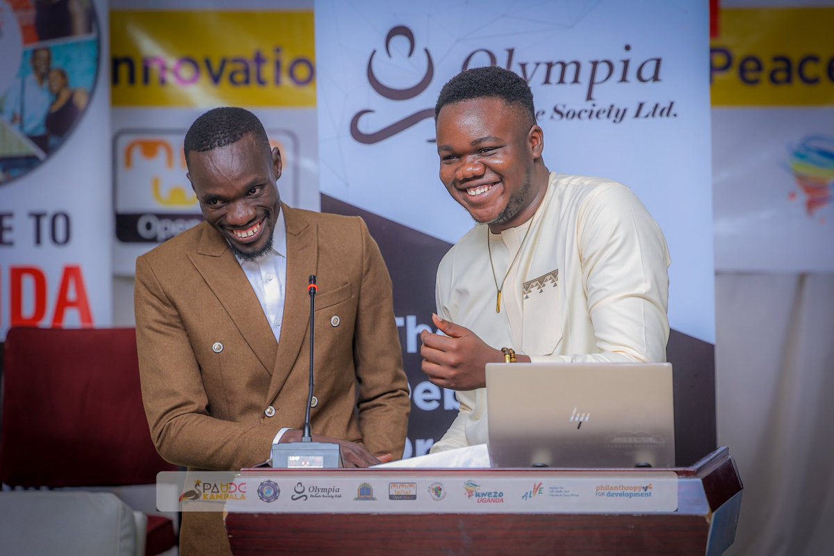 Incoming and outgoing chair sharing a light moment