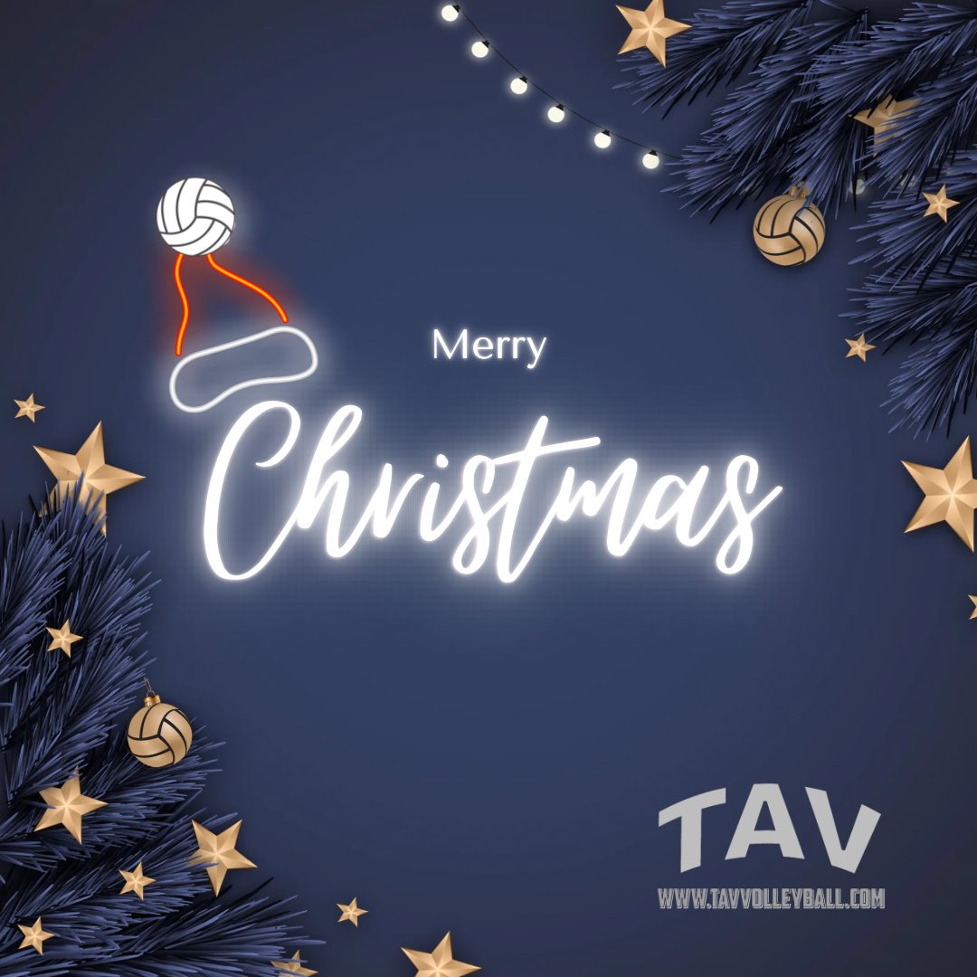 TAVVolleyball's tweet photo. Merry Christmas from our TAV family to y'all! #GoTAV 🎄🎁 https://t.co/W2WRaXjkPw