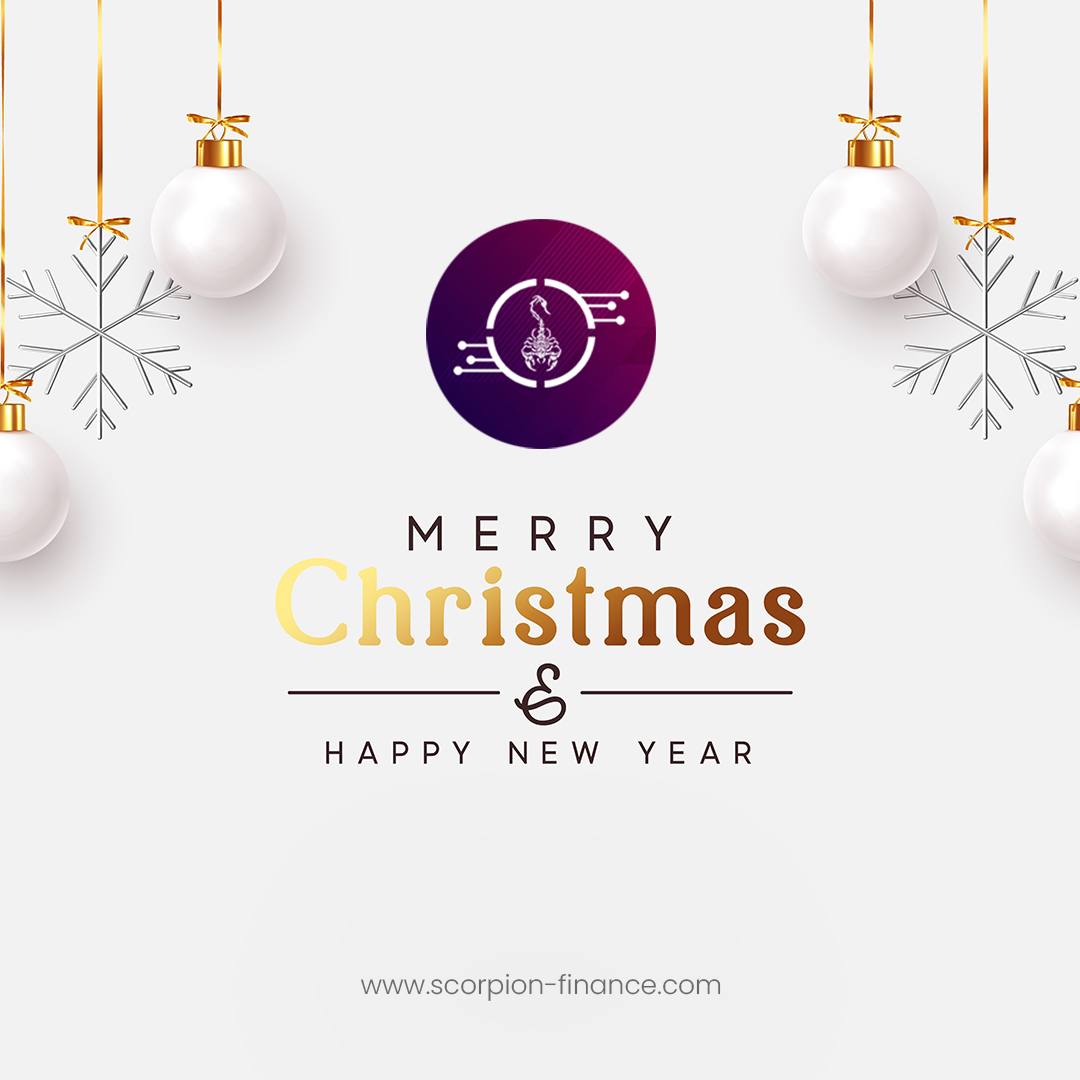 🎄 Merry Christmas &amp; Happy New Year! 🎉

As we close the year, we thank our community for believing in Scorpion Finance.

🌟 Key Milestones:
• $15M market cap on BSC
• 2,000 NFTs sold
• 5 live DApps, including AR/VR games

Now, we’re gearing up for a fresh start on Solana.