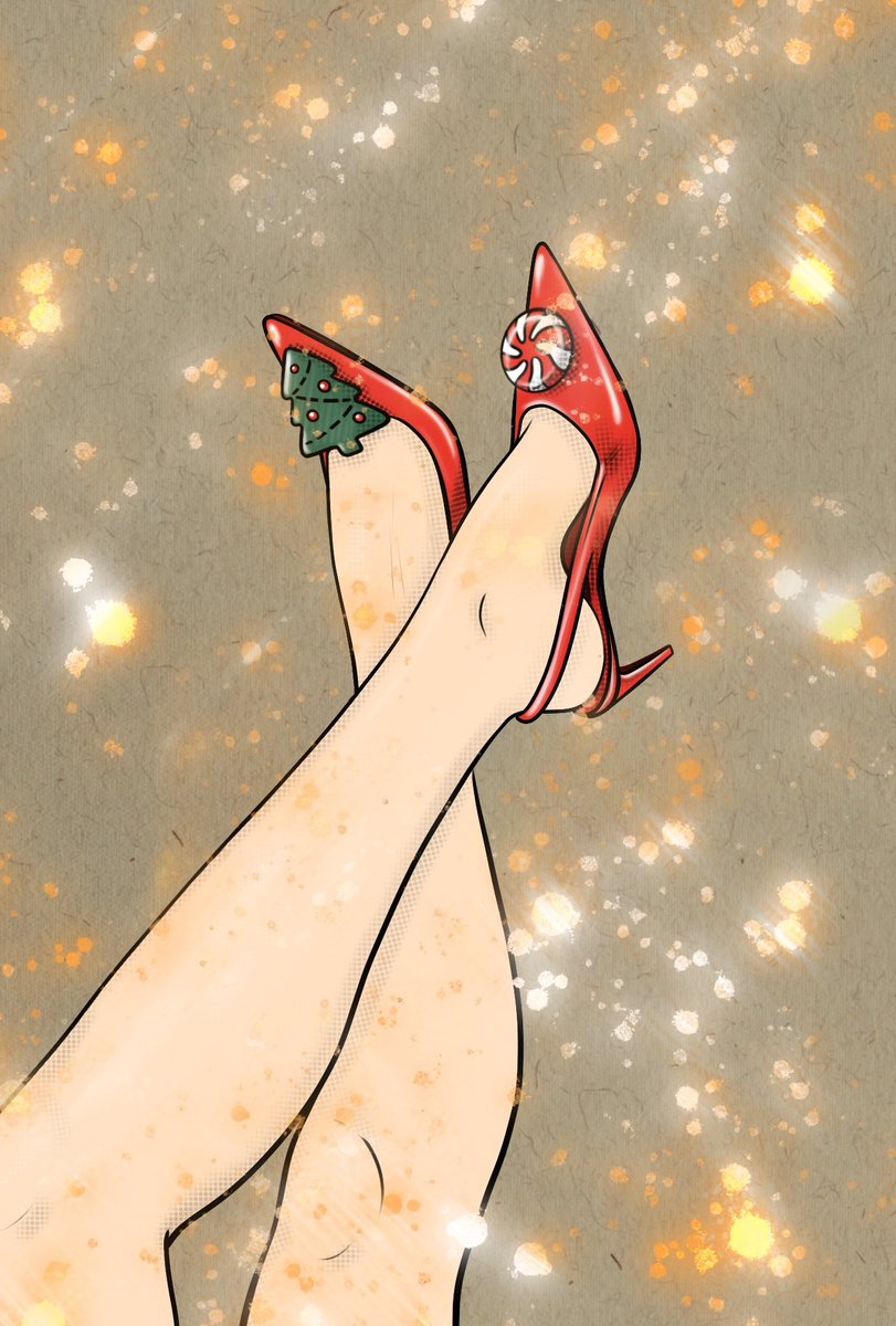 elmsta's tweet image. GM &amp;amp; Merry Christmas!🤗🎄❤️💚

My daughter👧🏼 &amp;amp; I made this cute gingerbread house and had a lot of fun while decorating it🤩

Also I have new art on objkt 😍👠👠

“Holidays vibe🎄” - 3,5 XTZ

Link⬇️