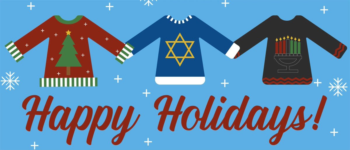 DetroitAWC's tweet photo. From all of us at AWC Detroit, we wish you a happy holiday season! #DetroitAWC #MerryChristmas #HappyHanukkah #JoyousKwanzaa #HappyHolidays #communications https://t.co/VWFRqcRWQN
