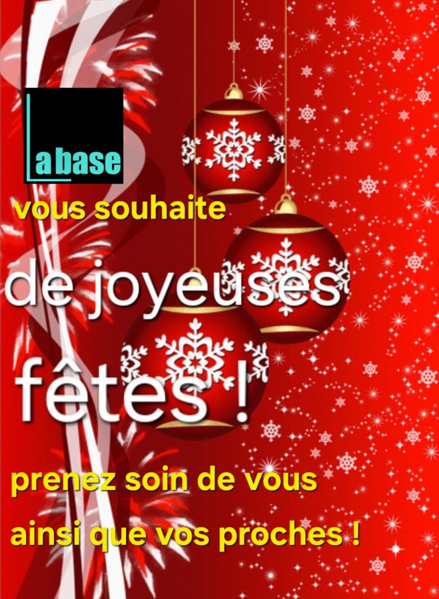 BaseRatp's tweet photo. #LaBaseRATP vous souhaite ainsi qu'à vos proches, un #JoyeuxNoël et un bon réveillon de la Saint Sylvestre ! https://t.co/rfbPxXaARf