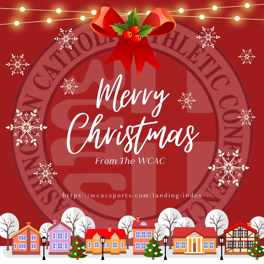 WCACSports's tweet photo. The WCAC would like to wish everyone a Merry Christmas and a joyful holiday season🎄
#WCAC #WcacExcellence #WcacStrong #MerryChristmas https://t.co/ubNihttZwt