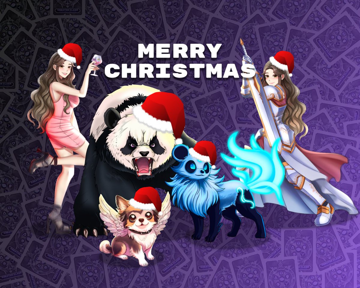 CreatorClashCCG's tweet image. 🎅🏻🎄MERRY CHRISTMAS FROM CREATOR CLASH!! 🎄🎅🏻
Thank you to everyone who has supported us this year! We have so much planned for 2025 and we can’t wait to share everything with you all!! 🥳