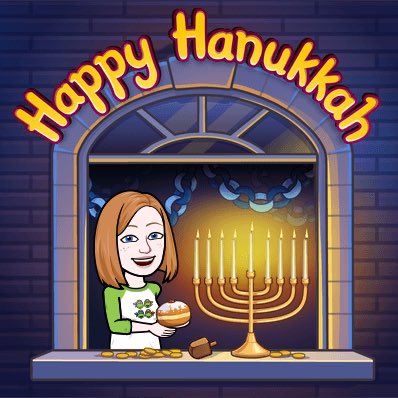 Merry Christmas and Happy Hanukkah to all my staff and students! Have a wonderful break and see you next year!