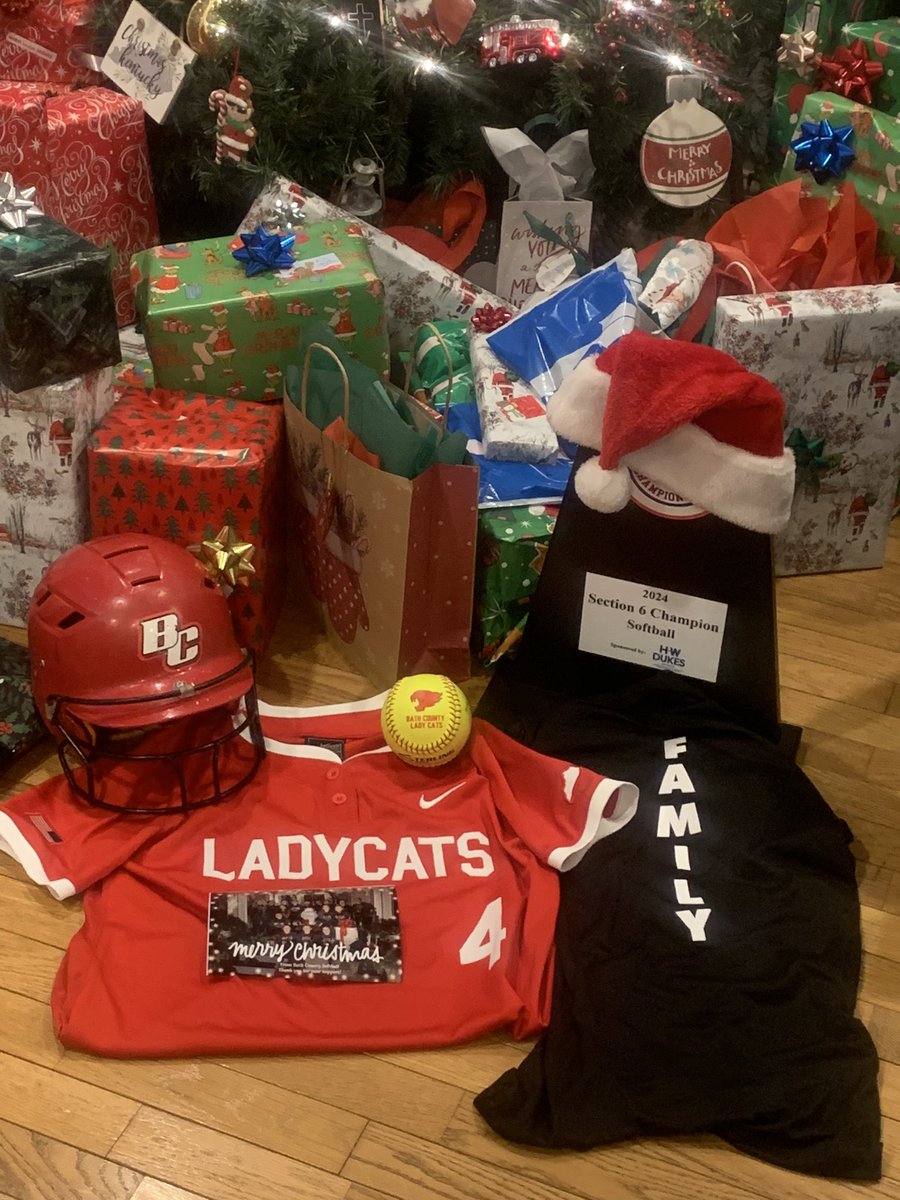 Merry Christmas from the Bath County Softball family.