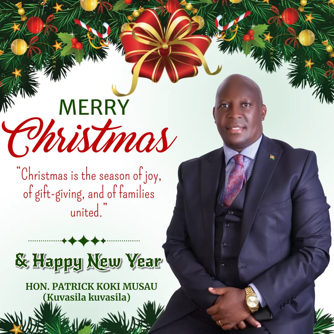 Hon_Kuvasila's tweet photo. Merry Christmas to my people and a Prosperous New Year 2025 🎊 full of God's blessings 💯. May the Almighty God keep you and your Families in perfect peace and good health always always. To more grace and fortune in 2025 🎊. God Bless and Merry Christmas 🎊 https://t.co/jJjOk2bkub