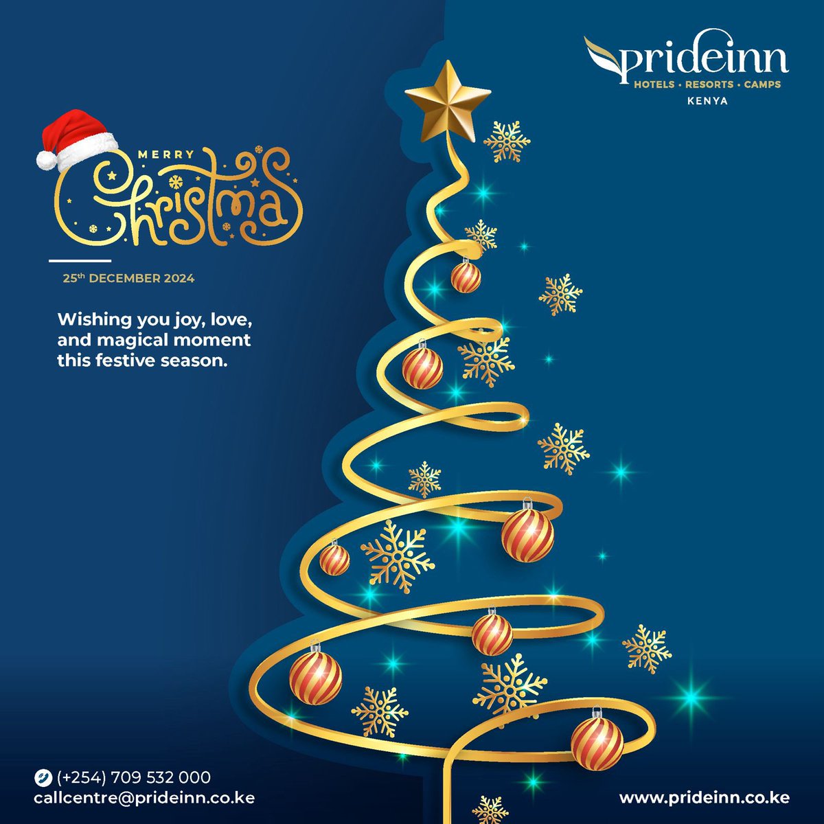 PrideinnHotels's tweet image. 🎄✨Merry Christmas from all of us at PrideInn! ✨🎄 Wishing you a season filled with joy, love, and magical moments. From our family to yours, may this holiday bring warmth and cherished memories! 💫
#FeelThePrideInnTouch #MerryChristmas #MagicalMoments