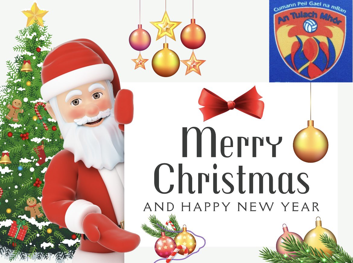 TullamoreLadies's tweet photo. On behalf of everyone at Tullamore LGFC we would like to wish our families, members, mentors, players and supporters a very Happy Christmas and a Peaceful New Year 🎄🎅🏼

Here’s to a fantastic 2025 🔵⚪️ https://t.co/x536AA4Mcw