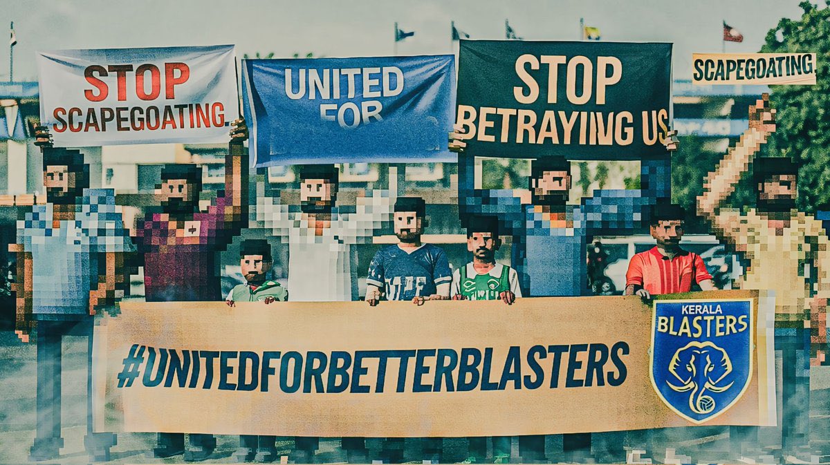 MessiNationn's tweet image. As a blasters fans since 2014. .i suffered enough ❕
LETS RAISE OUR VOICE GUYS 

#UnitedForBetterBlasters #keralablasters