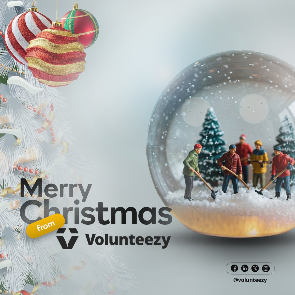 volunteezy's tweet photo. 🎄 Merry Christmas from Volunteezy! 🎁

May your holidays be filled with happiness, and may the new year bring even more opportunities to create meaningful change together.

#Volunteezy #SimplifyVolunteering #AmplifyImpact https://t.co/XzEpsHK9d7
