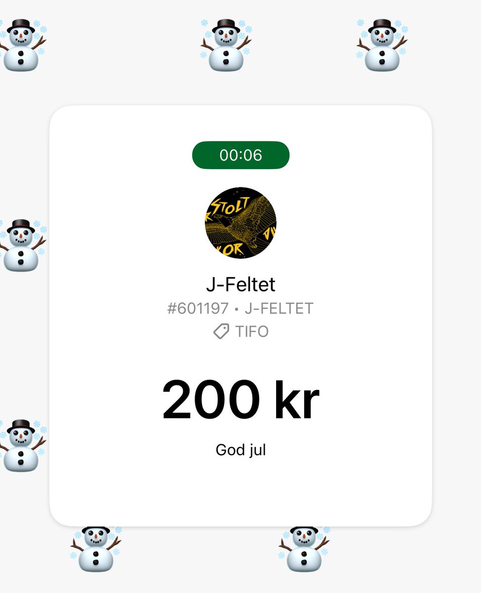 En liten oppfordring til mine medsupportere som har mulighet 🌟