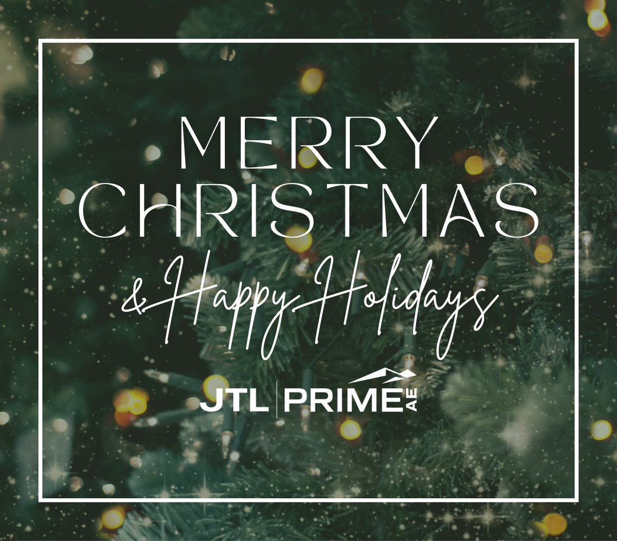 JTLengineering's tweet image. 🎄✨ Merry Christmas and Happy Holidays from all of us at JTL | Prime! ✨🎄 May your holidays be filled with joy, laughter, and cherished moments with loved ones. 🎁 

#MerryChristmas #HappyHolidays #JTLEngineering #PrimeTeam #GratefulAndFestive