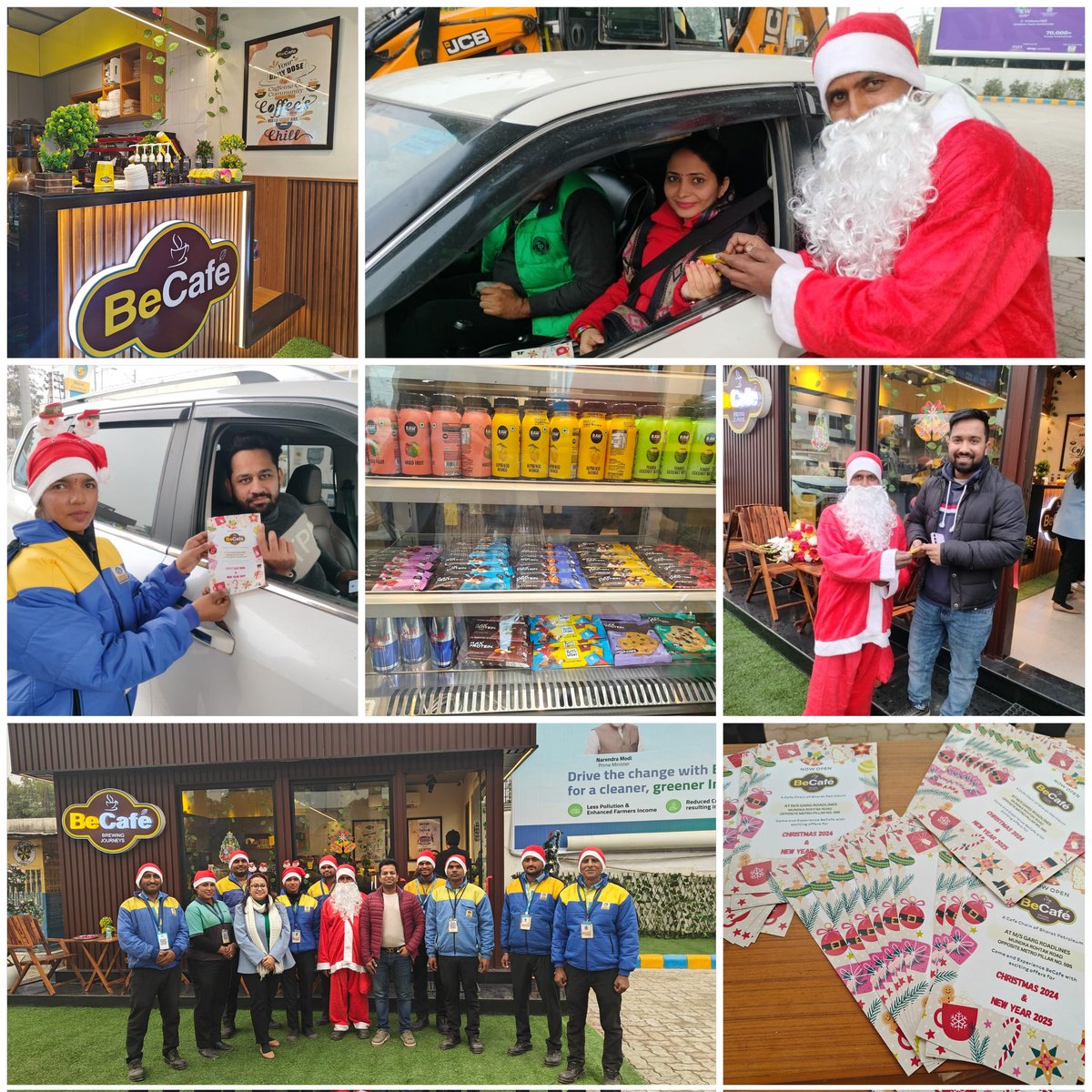 DelhiBpclRetail's tweet photo. Merry Christmas from BPCL! 🎅

Christmas celebrations are in full swing at BPCL forecourts in Delhi! Experience the spirit of the season with exciting activities, gifts, and a warm cup of joy. Drive in, fuel up, and celebrate with us! 🚗✨ #BPCLDelhi #ChristmasAtBPCL
@BPCLimited https://t.co/dXCDnCXiFW
