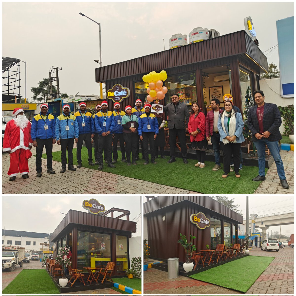 DelhiBpclRetail's tweet photo. Merry Christmas from BPCL! 🎅

Christmas celebrations are in full swing at BPCL forecourts in Delhi! Experience the spirit of the season with exciting activities, gifts, and a warm cup of joy. Drive in, fuel up, and celebrate with us! 🚗✨ #BPCLDelhi #ChristmasAtBPCL
@BPCLimited https://t.co/dXCDnCXiFW