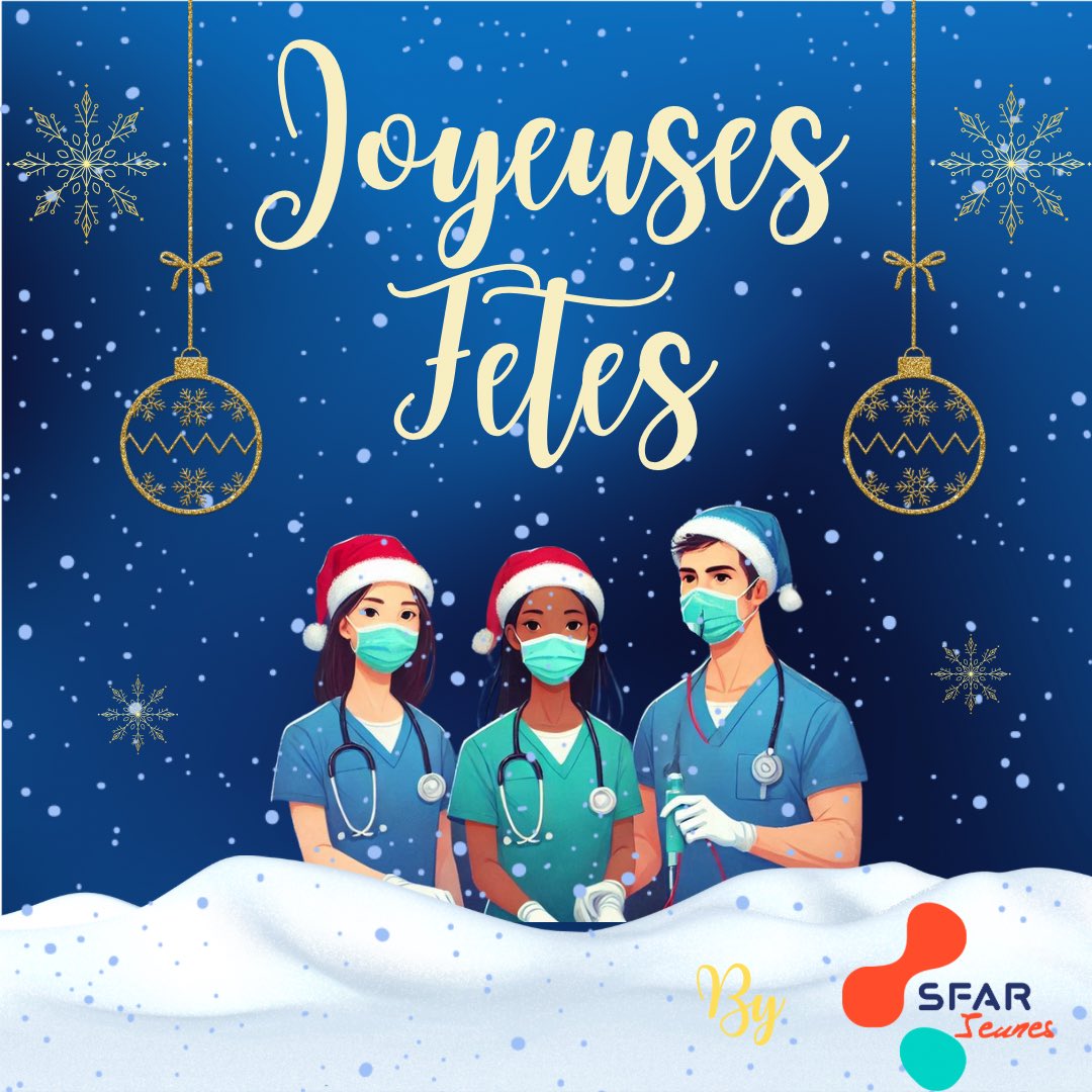 SFAR Jeunes (@sfarjeunes) on Twitter photo Bonnes fêtes à tous, et bon courage à ceux de garde ! Bonnes fêtes à tous, et bon courage à ceux de garde !