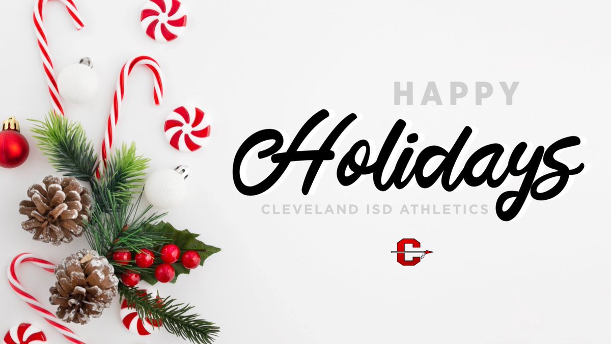 From the Cleveland ISD Athletic family, we wish you and yours a joyous Christmas and holiday season. May your celebrations be filled with joy, and may your time with loved ones be safe and memorable. 🎄🎁

#GoIndians #GoJaguars #TribeTough