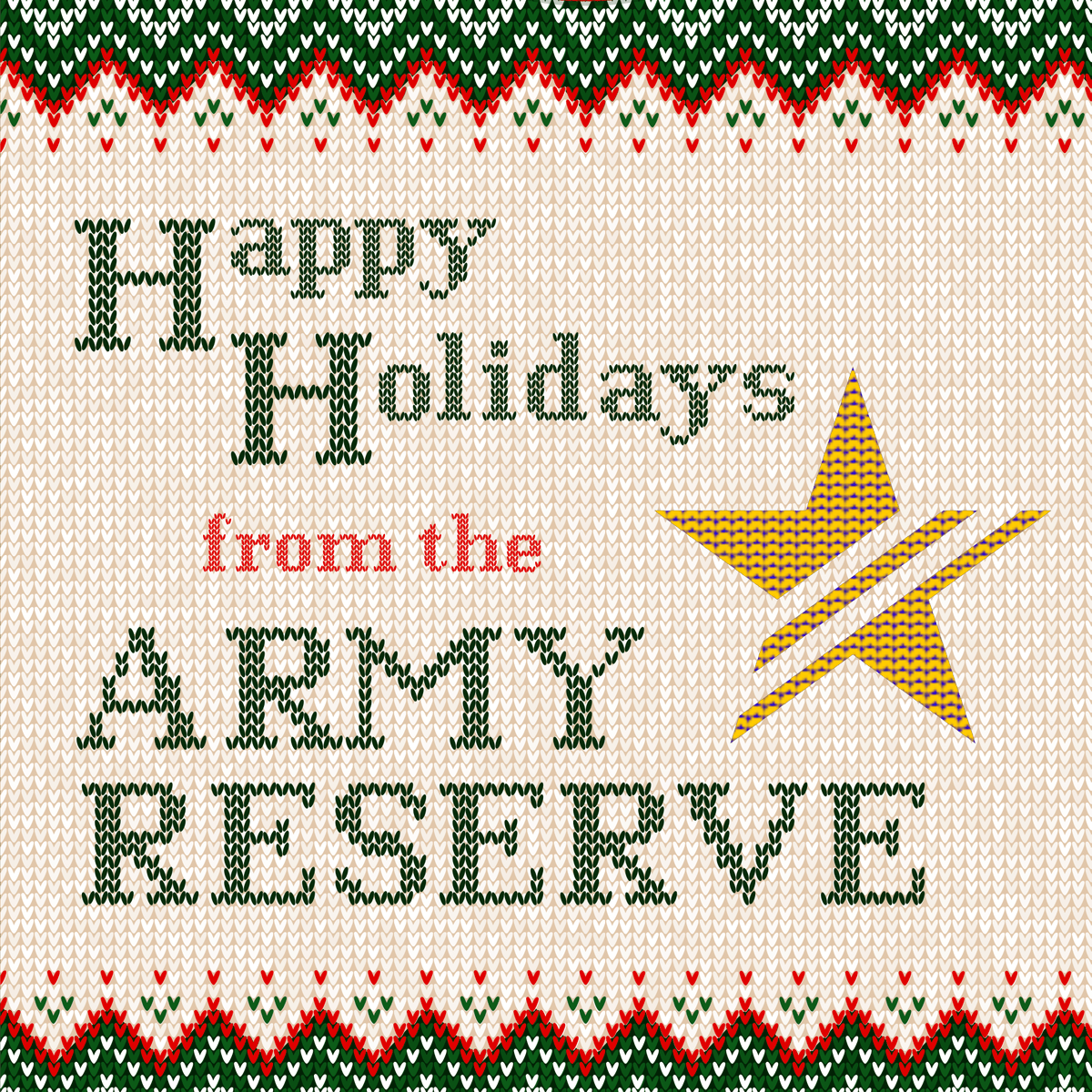 USArmyReserve's tweet photo. Wishing our Army Reserve Soldiers and their Families the happiest of holidays! https://t.co/wPTg7LPdyO