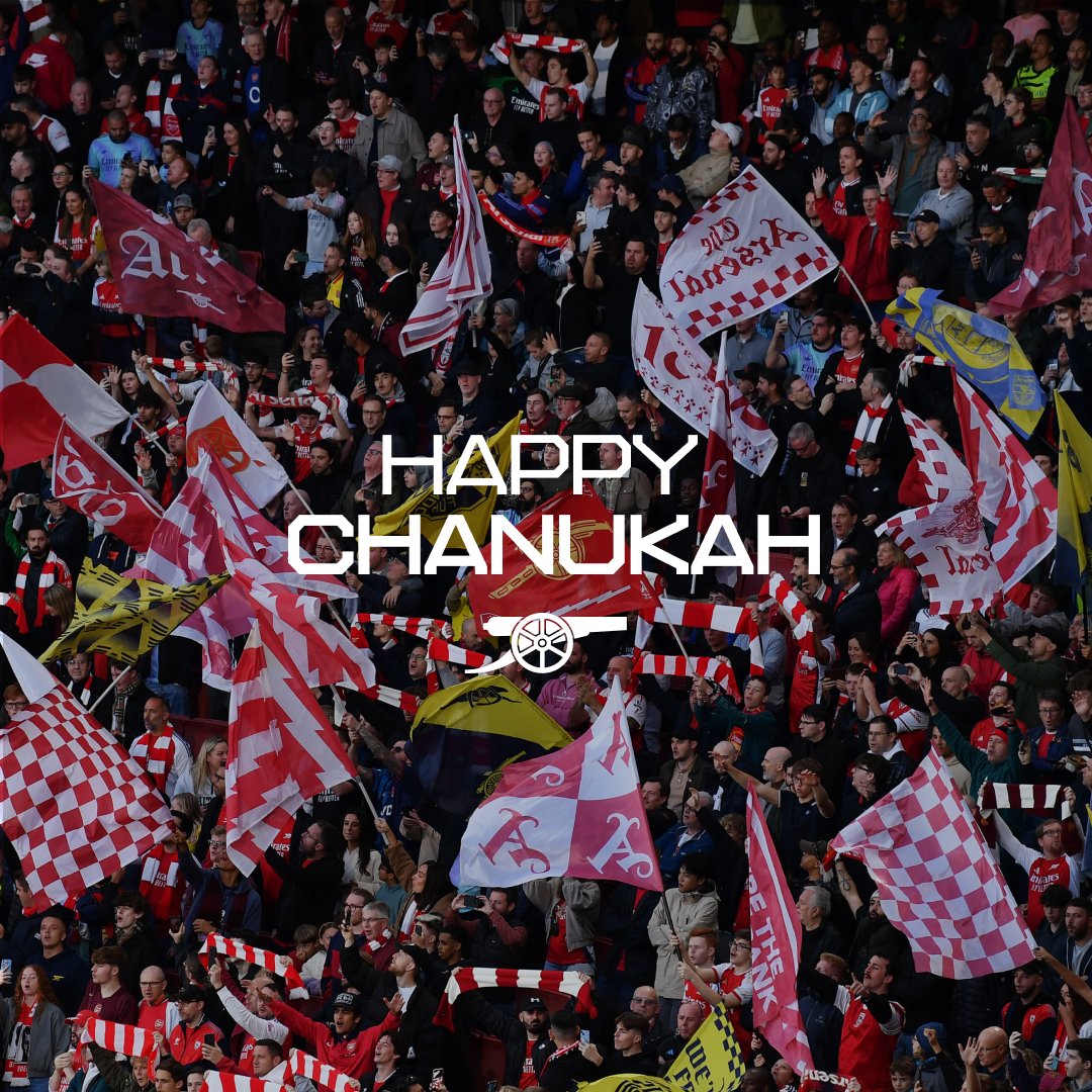 Happy Chanukah to all Gooners celebrating! 🕯️