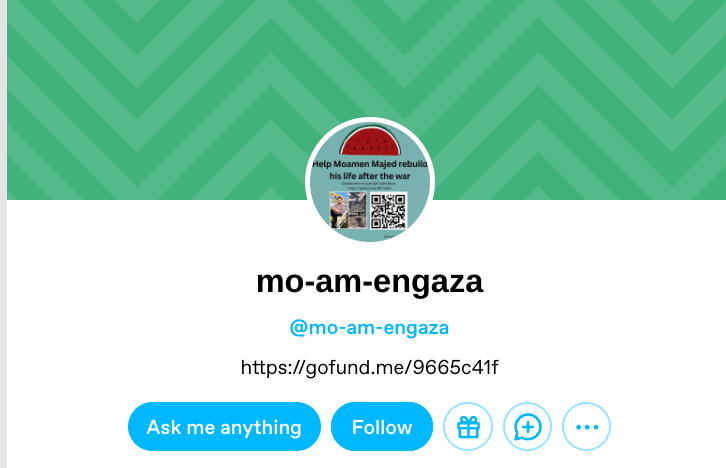 I_STINK_FR's tweet image. HELP HIM 
his gofund gofund.me/9665c41f
#FreePalestine #FreePalestineFromIsrael #HELPHIM