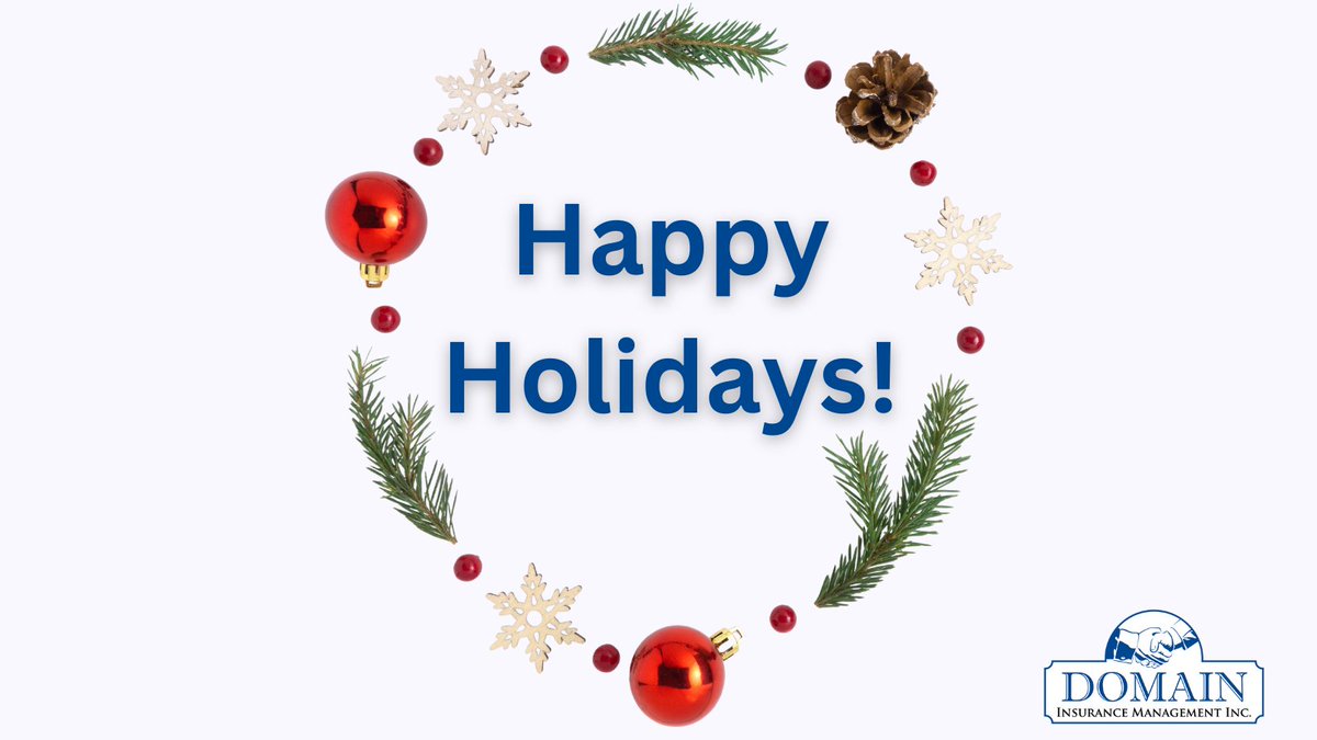 DomainInsure's tweet image. #HappyHolidays! We wish you joy, warmth, and memorable moments with loved ones. #DomainInsurance
