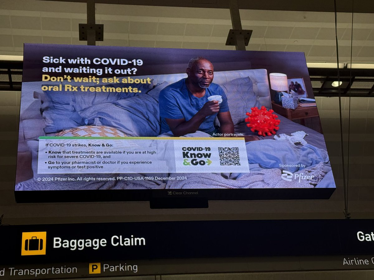 Adding insult to injury, Pfizer incorrectly uses a semicolon. Two sentences that can stand by themselves should be separated by a period, or possibly a colon. Don’t wait for Pfizer to proofread their own ads.