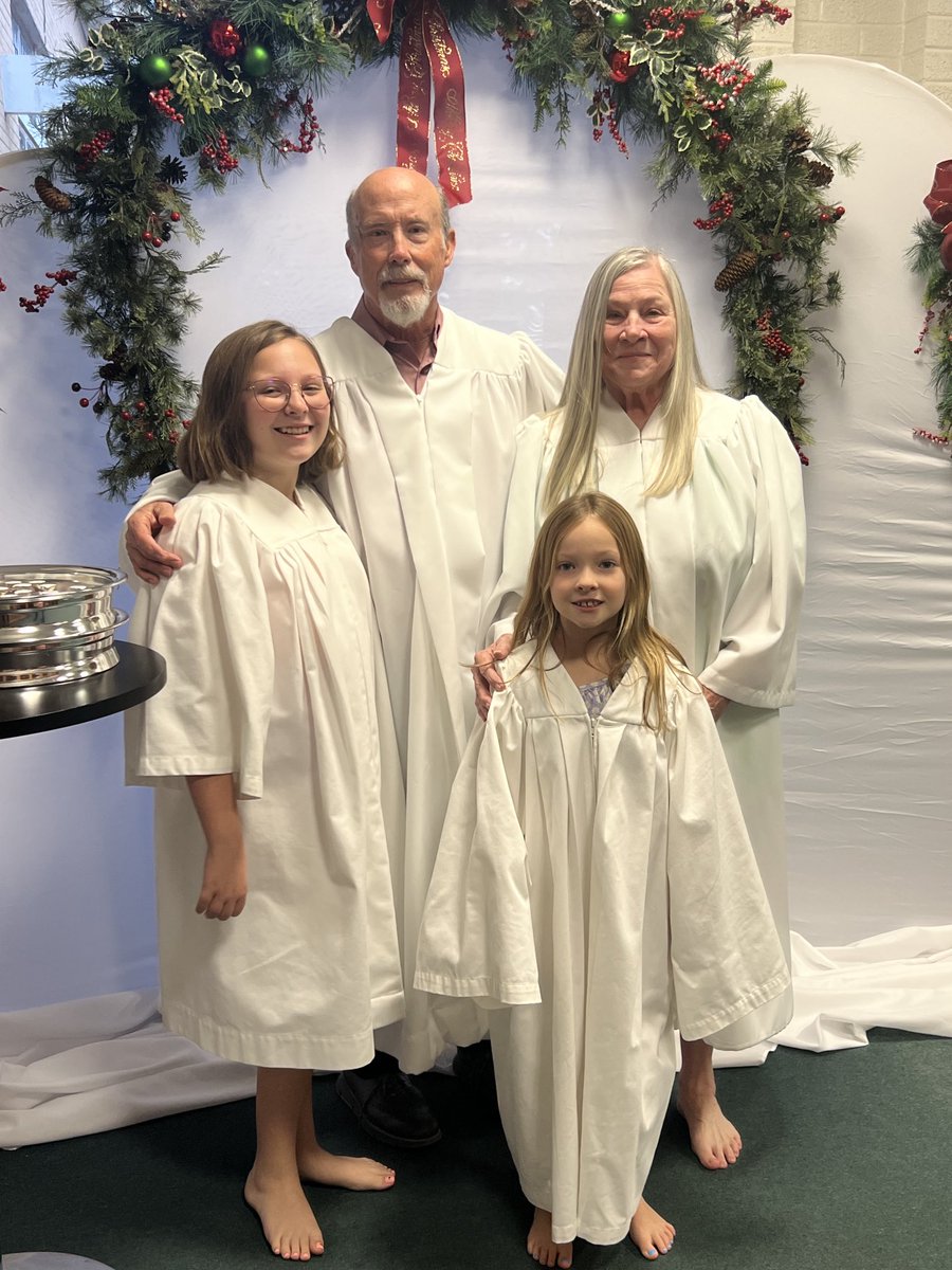 brodayharp's tweet photo. Christmas Eve baptism and communion is so special.  Glory to God in the highest!!  #godcameneartopeoplejustlikeus https://t.co/3aGW1rGLhX
