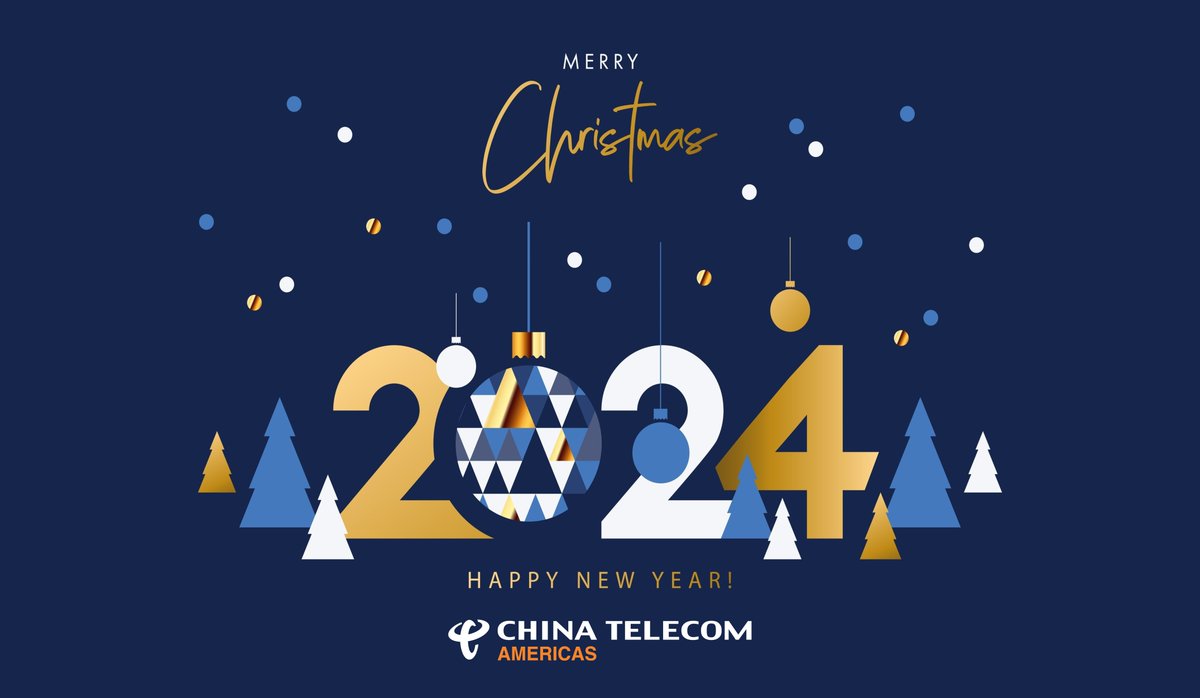 Happy Holidays from China Telecom Americas—wishing you joy, gratitude, and exciting opportunities in the new year!