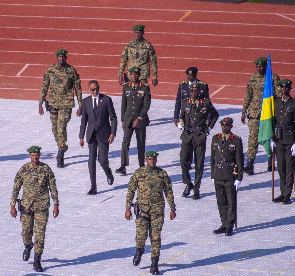 Muhire1_'s tweet photo. Most protected President in Africa 
@PaulKagame https://t.co/PCQFXWfIXJ