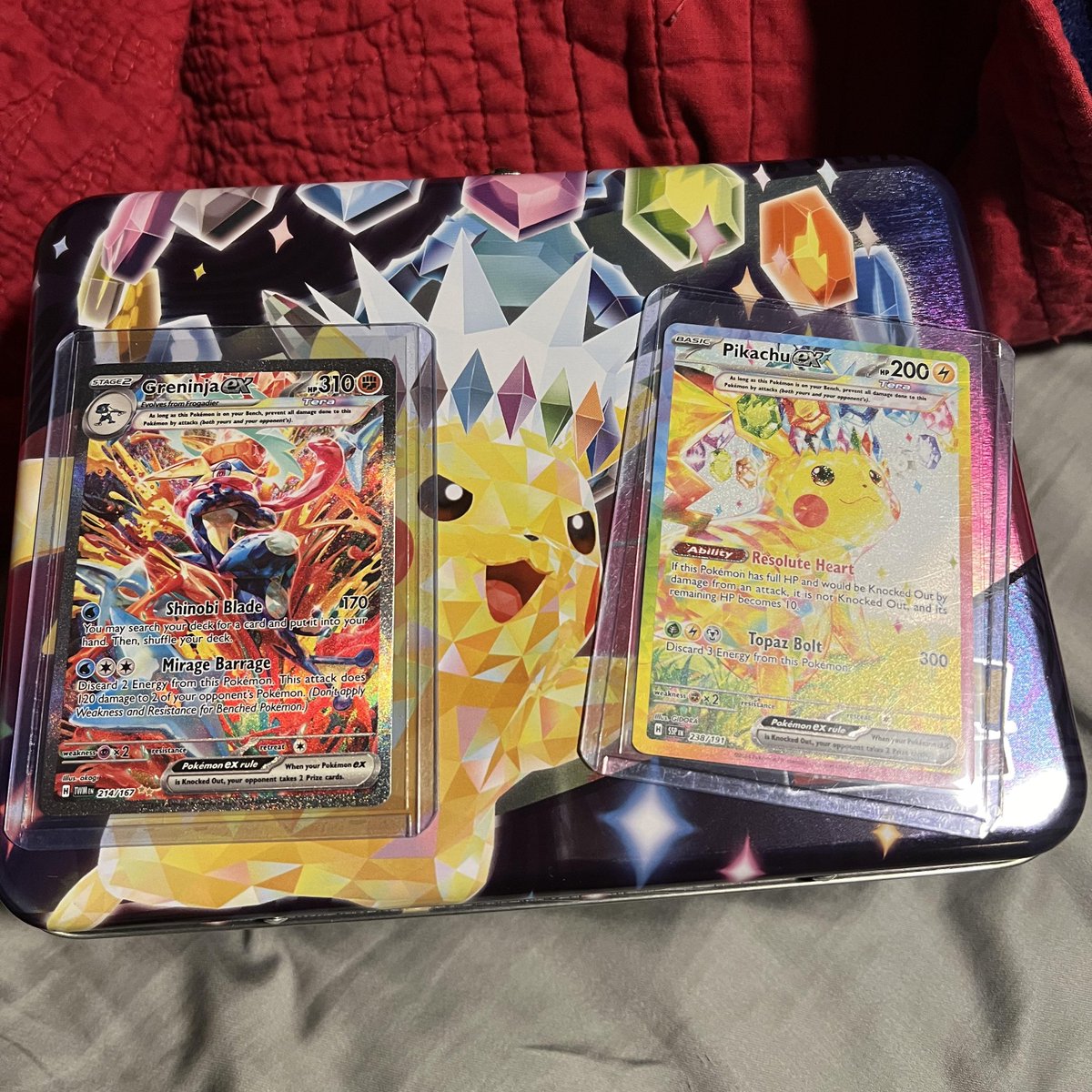 ultra necrozma gx pokemon card Pokemon TCG Scarlet and Violet Paldean Fates Great Tusk Tin  Maziply Toys