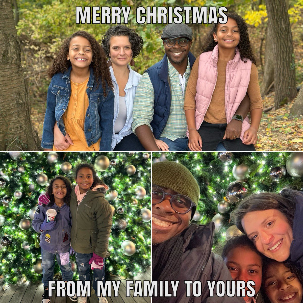 Merry Christmas and Happy Holidays from my family to yours.