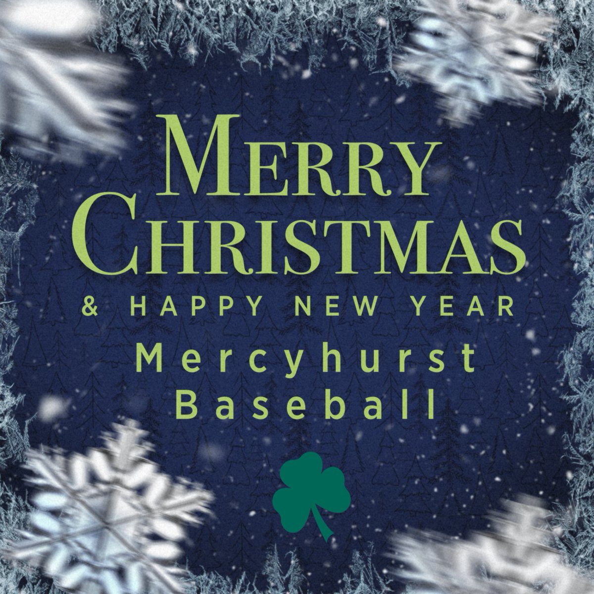 Happy Holidays from the Mercyhurst Baseball Family!