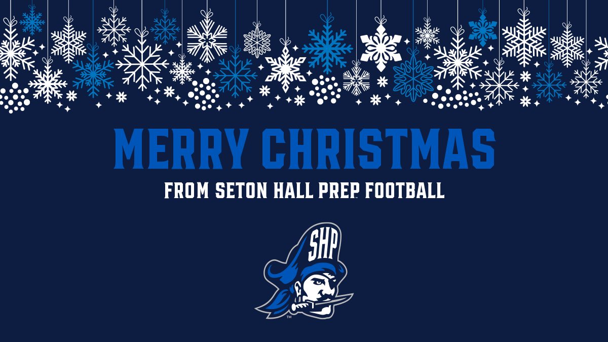 Merry Christmas &amp; Happy Holidays from Seton Hall Prep Football!