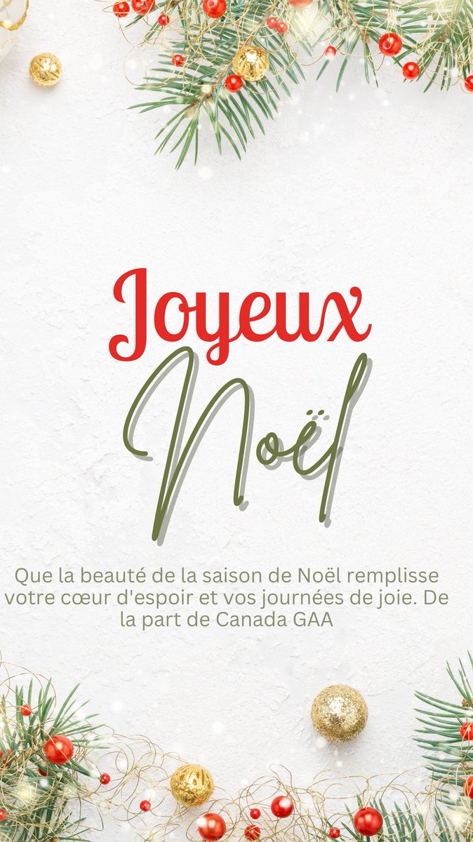 Joyeux Noël de la part de Canada GAA , Ulster GAA , World GAA , O'Neills Sportswear North America , Toronto GAA , Eastern Canada GAA , Vancouver GAA