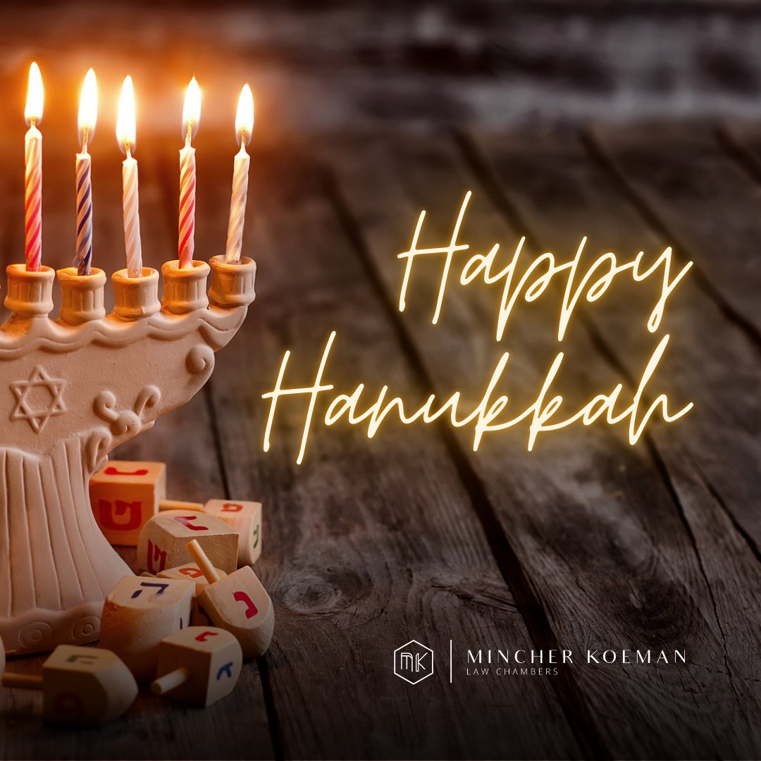MincherKoeman's tweet photo. May the light of Hanukkah illuminate your path and bring hope and joy to your season. Happy Hanukkah! https://t.co/8tWVm78Hm4