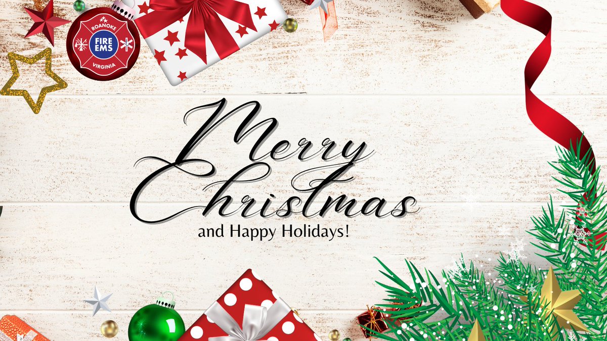 Merry Christmas from Roanoke Fire-EMS!

We hope you have a wonderful holiday!

#RoanokeFireEMS #MerryChristmas #Christmas2024