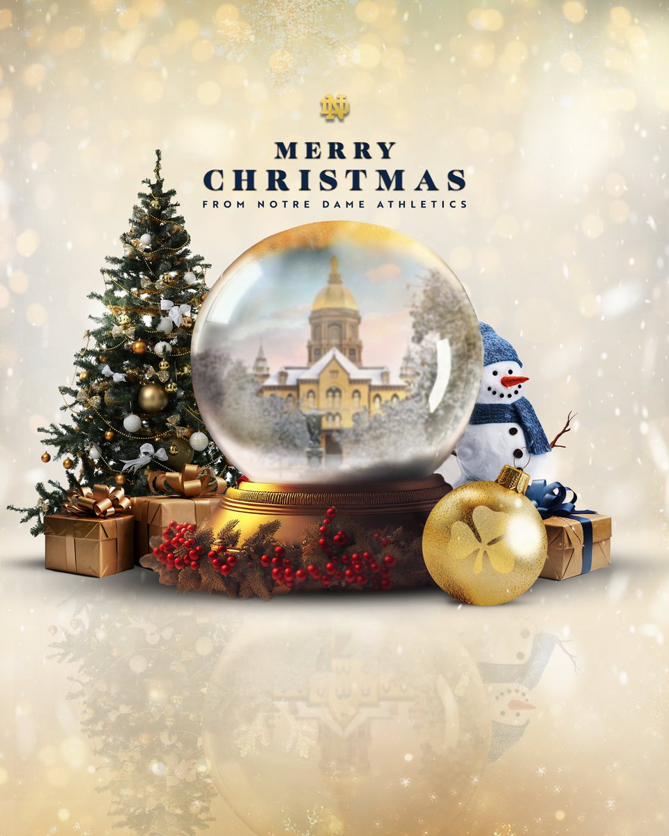 Wishing you all a joyous and merry Christmas!

#GoIrish ☘️