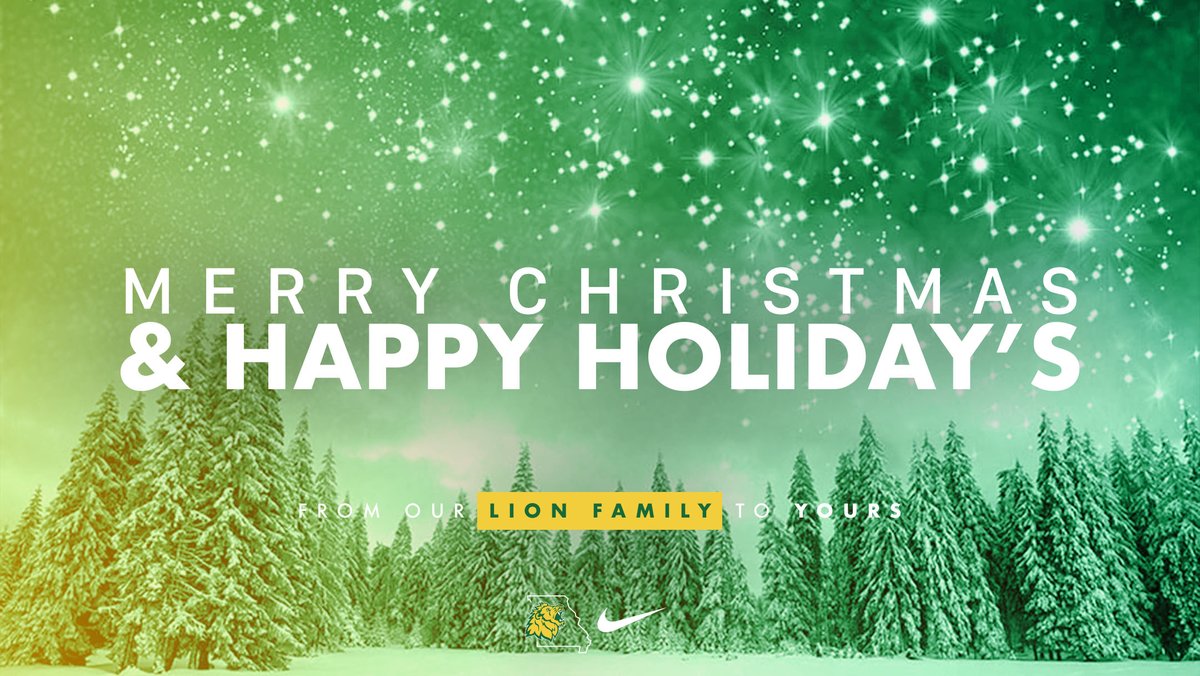 Merry Christmas &amp; Happy Holiday's from MSSU Athletics! 🦁