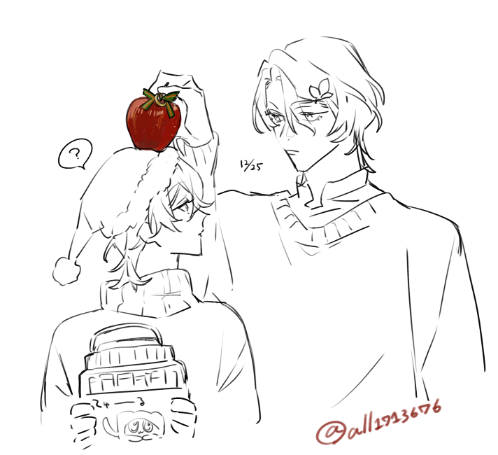 クリスマスレイチュリ描けなくて悔しいあがきらくがき 