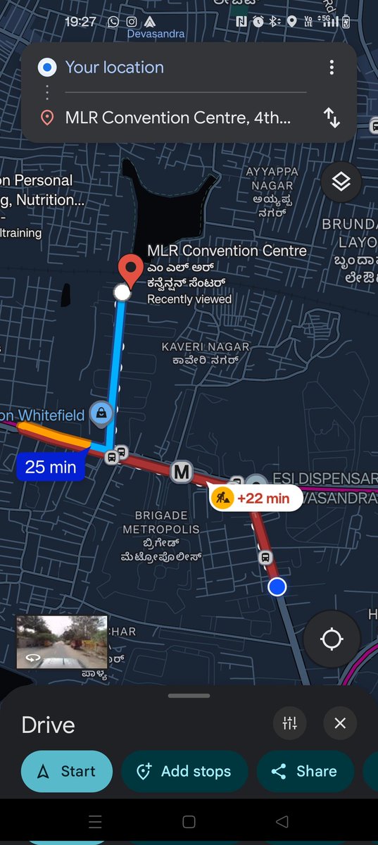ChefMandaar's tweet image. 2 odd km and 23 mnts trvl time . Left 40 minutes in advnce for a show at 7 pm. Now our  ETA is 7:54 pm. We may just park and reach when the show ends . Better still we'll reach when the show has ended and catch this shitty traffic back home . Bravo #bbmp #bangaloretraffic