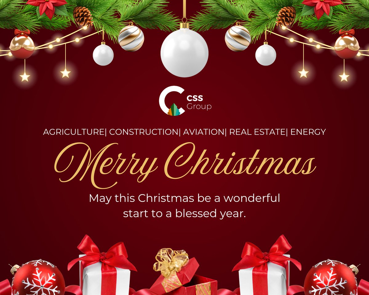 cssfarmng's tweet photo. Merry Christmas from all of us at CSS Global Integrated Farms. #christmas #CelebrateTogether #December25 #xmas2024 https://t.co/yYSg3r5GPS
