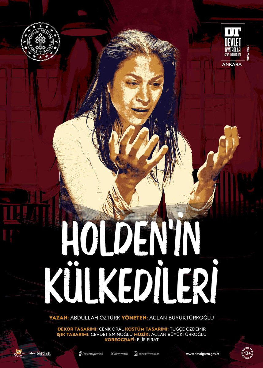 Holden’in Külkedileri, yeni afişiyle, 2024-2025 sezonunda da Ankara Devlet Tiyatrosu rejisiyle sahnede…

#holdeninkülkedileri
