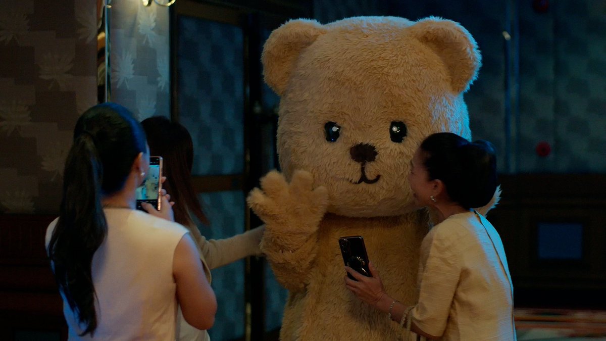 GMMTV's tweet image. พี่หมีคือน่ารักจังเลยอะ🐻💖

#TheHeartKillersEP6 
@myktnw