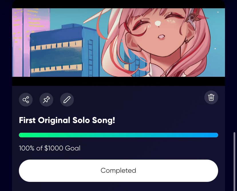 FionnafonEngels's tweet image. I- I- I ALSO AM FLOORED
SOMEONE FUNDED MY ORIGINAL SONG GOAL FOR CHRISTMAS THANK YOU SO MUCH😭😭😭😭😭 I LITERALLY DROPPED MY PHONE WHEN I SAW IT 
I’ll do my absolute best!! 💪💥
