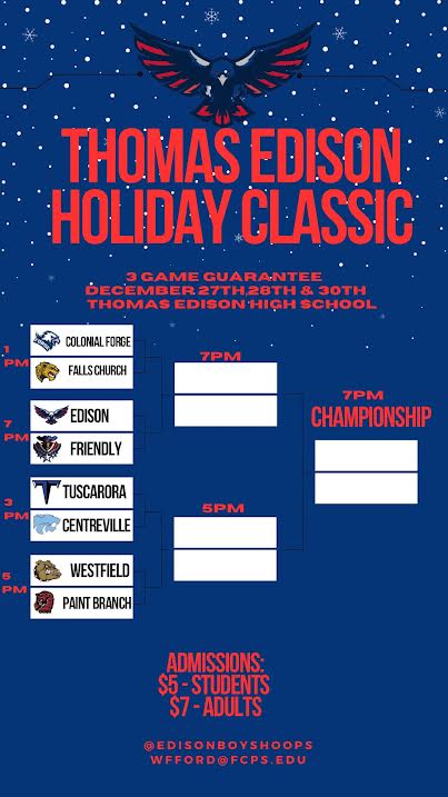 Jeffery Hines (@tri_area_b_ball) on Twitter photo Tri Area Basketball will be covering Day 3 Of this Holiday Tournament. <a href="/EdisonBoysHoops/">Edison Boys Basketball</a> <a href="/Coach_Tre3/">Tre' Ford</a> <a href="/friendly_hoops/">FriendlyHoops</a> <a href="/friendlyhspats/">Friendly Athletics</a> <a href="/pbhs_sports/">PB Athletics</a> <a href="/Westfield_bball/">Westfield Basketball</a> <a href="/CentrevilleAth1/">Centreville Athletics</a> <a href="/TuscaroraHS/">Tuscarora HS</a> <a href="/HuskyBoysHoops/">@THSHoops</a> <a href="/FCBoysHoop/">Falls Church Boys Basketball</a> <a href="/ForgeAthletics/">Forge Athletics</a> <a href="/coachDe85/">De Gilreath</a> <a href="/CHHSBoysHoops/">Colonials Boys Basketball</a> Tri Area Basketball will be covering Day 3 Of this Holiday Tournament. <a href="/EdisonBoysHoops/">Edison Boys Basketball</a> <a href="/Coach_Tre3/">Tre' Ford</a> <a href="/friendly_hoops/">FriendlyHoops</a> <a href="/friendlyhspats/">Friendly Athletics</a> <a href="/pbhs_sports/">PB Athletics</a> <a href="/Westfield_bball/">Westfield Basketball</a> <a href="/CentrevilleAth1/">Centreville Athletics</a> <a href="/TuscaroraHS/">Tuscarora HS</a> <a href="/HuskyBoysHoops/">@THSHoops</a> <a href="/FCBoysHoop/">Falls Church Boys Basketball</a> <a href="/ForgeAthletics/">Forge Athletics</a> <a href="/coachDe85/">De Gilreath</a> <a href="/CHHSBoysHoops/">Colonials Boys Basketball</a>