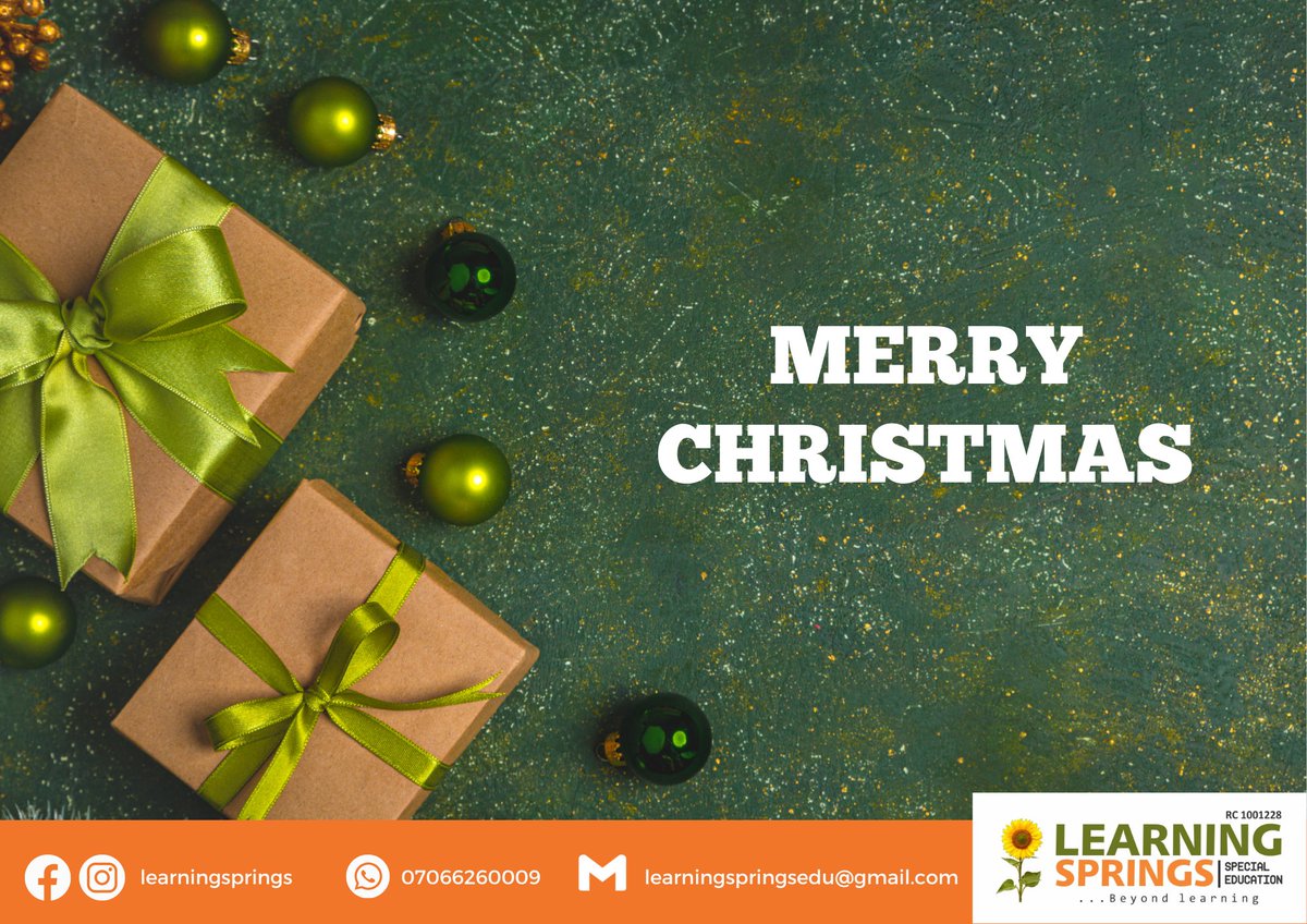 iheanachoijeom2's tweet image. With love, from us to you
Merry Christmas. Have a holly jolly Christmas 🎄
#Learningsprings #Beyondlearning #Inclusion #Inclusionmatters #Specialneeds #Rehabilitation #Education #School #Community #Counseling #Therapy #Christmas #Holidaycheer #Christmaswishes