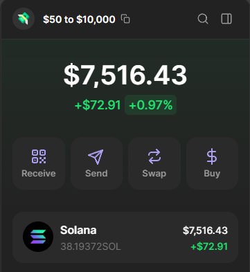 DAY FIVE: Challenge $50 to $10,000

I haven’t used Twitter for 4 days but stayed fully focused on trading memecoins.

In just 5 days, my balance made a 150x pump.

Participants in my Private Group followed my trades and achieved the same success.

This is completely FREE—here are