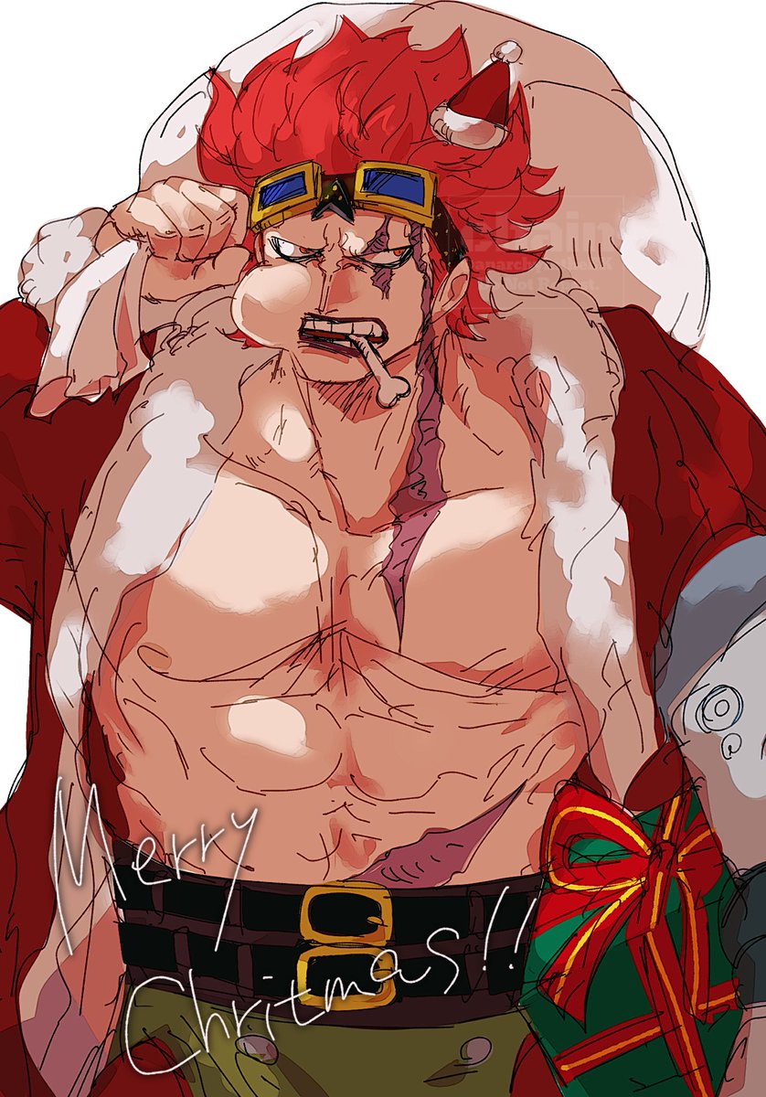 anarchyintheEK's tweet image. ユースタスサンタさん。
煙突は通れないので玄関から堂々入ってきそう🎅