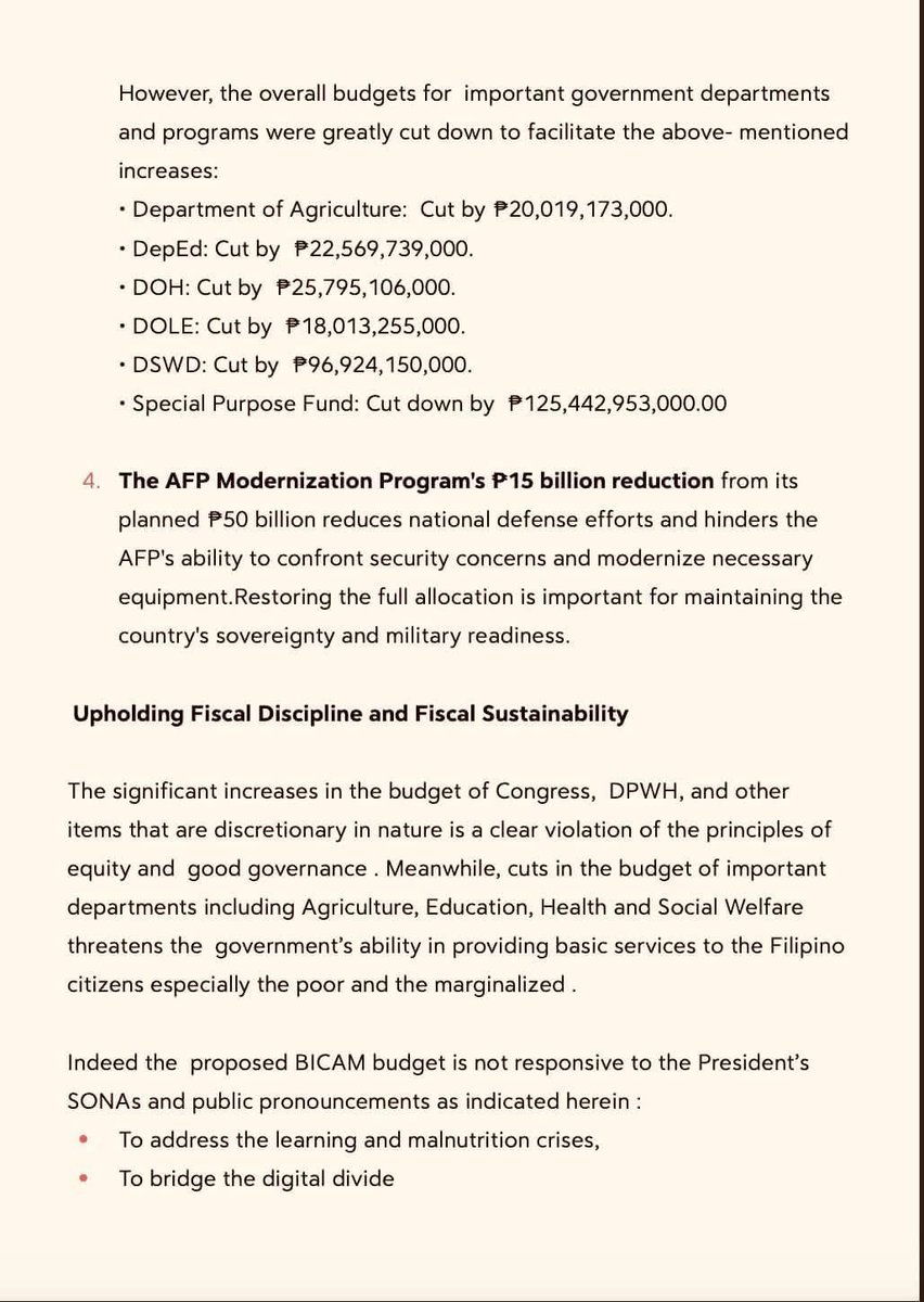 Jjcruz2's tweet photo. ‘IPIT NANAMAN ANG BETLOG NI BONG BONG‼️😂’

ctto: Tio Moreno
ABOUT TIME NA BA? KATAPUSAN NA BA NI BBM?

Look: Retired officials and members of the AFP, PNP, uniformed personnel, UP Vanguard, civil society groups, civic organizations, and concerned Filipino citizens have expressed concern over what they describe as the questionable 2025 proposed national budget passed by Congress.

PS: This open letter was shared with SMNI News by one of the signatories of the manifesto.

1/3